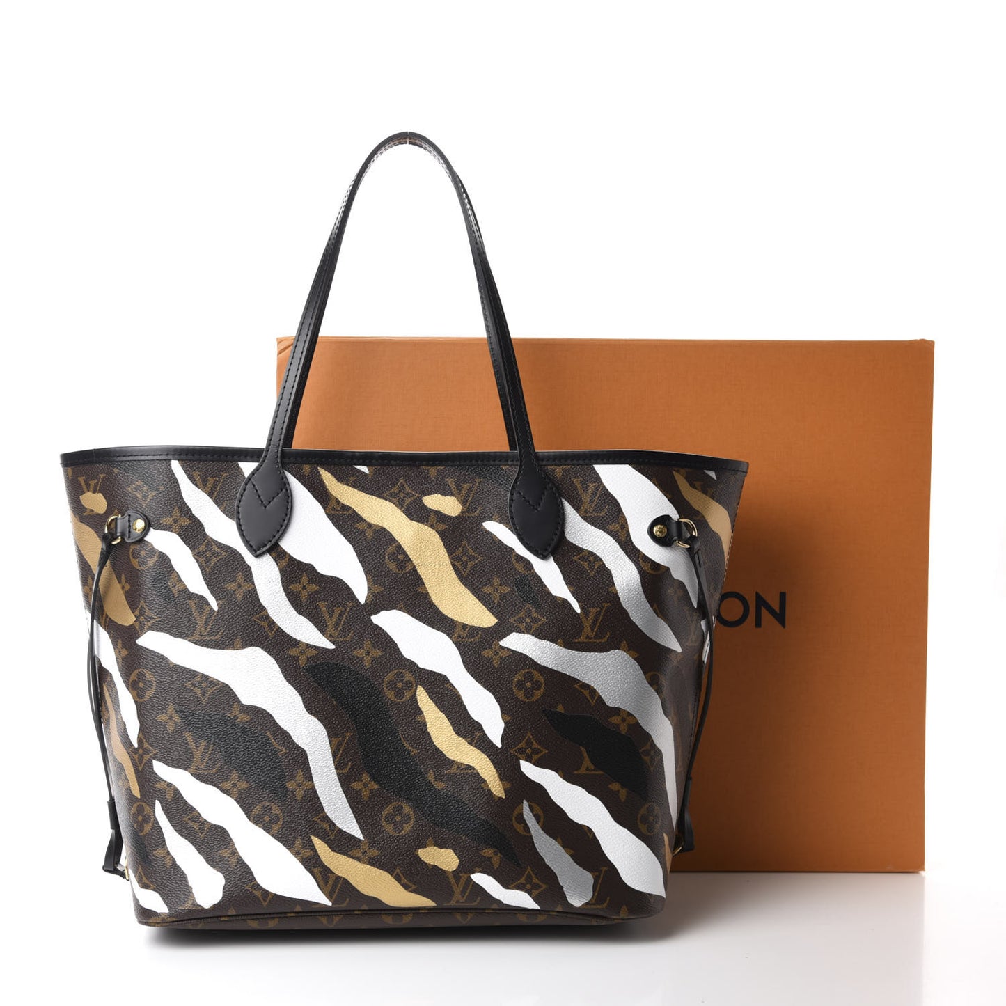 X LOL Monogram Neverfull MM Gold Silver