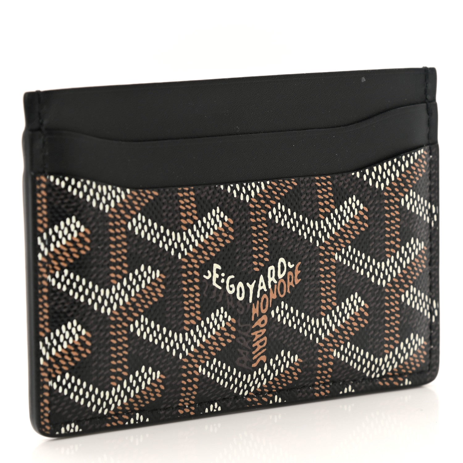 Goyard Goyardine Saint Sulpice Card Holder Black 2 of 5