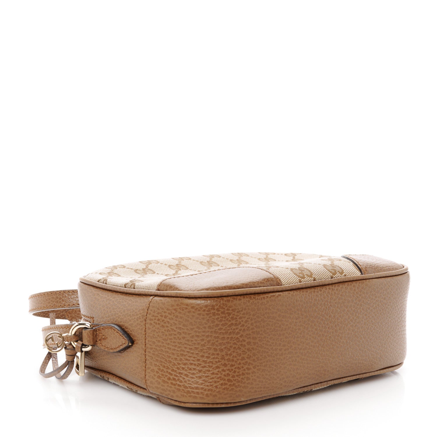 Gucci Monogram Mini Bree Messenger Bag Beige Tabacco 4 of 14
