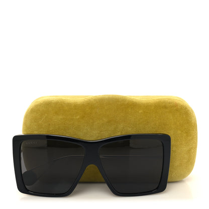 Gucci Acetate Oversize Square Frame GG0434S Sunglasses Black 8 of 8