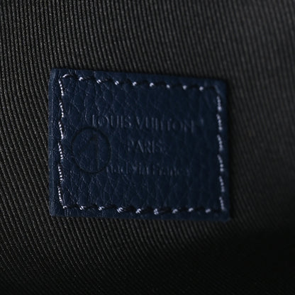 Louis Vuitton Calfskin Shadow Monogram Duo Slingbag Navy 5 of 8
