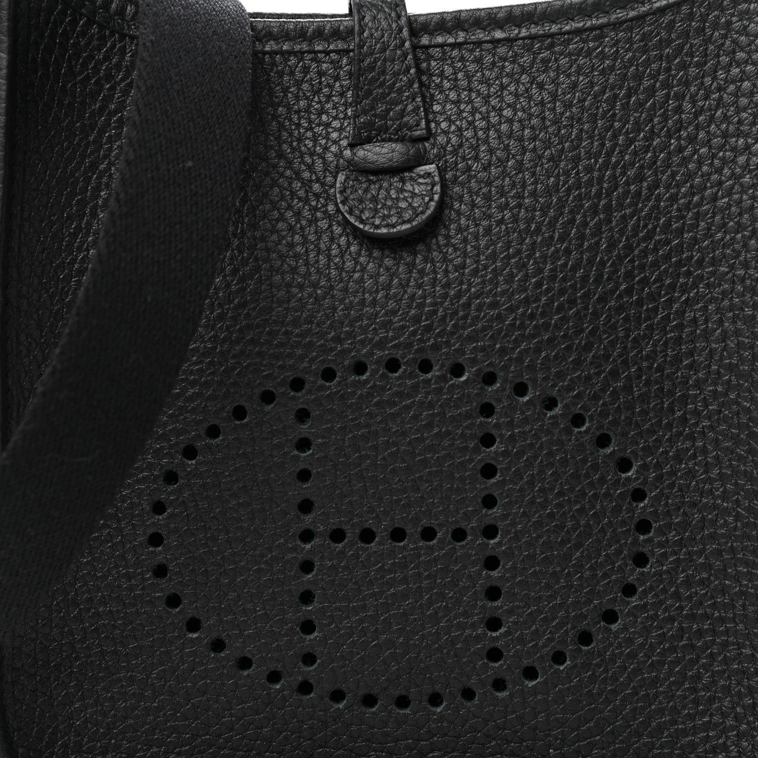 Hermes Taurillon Clemence Evelyne TPM Black 9 of 9