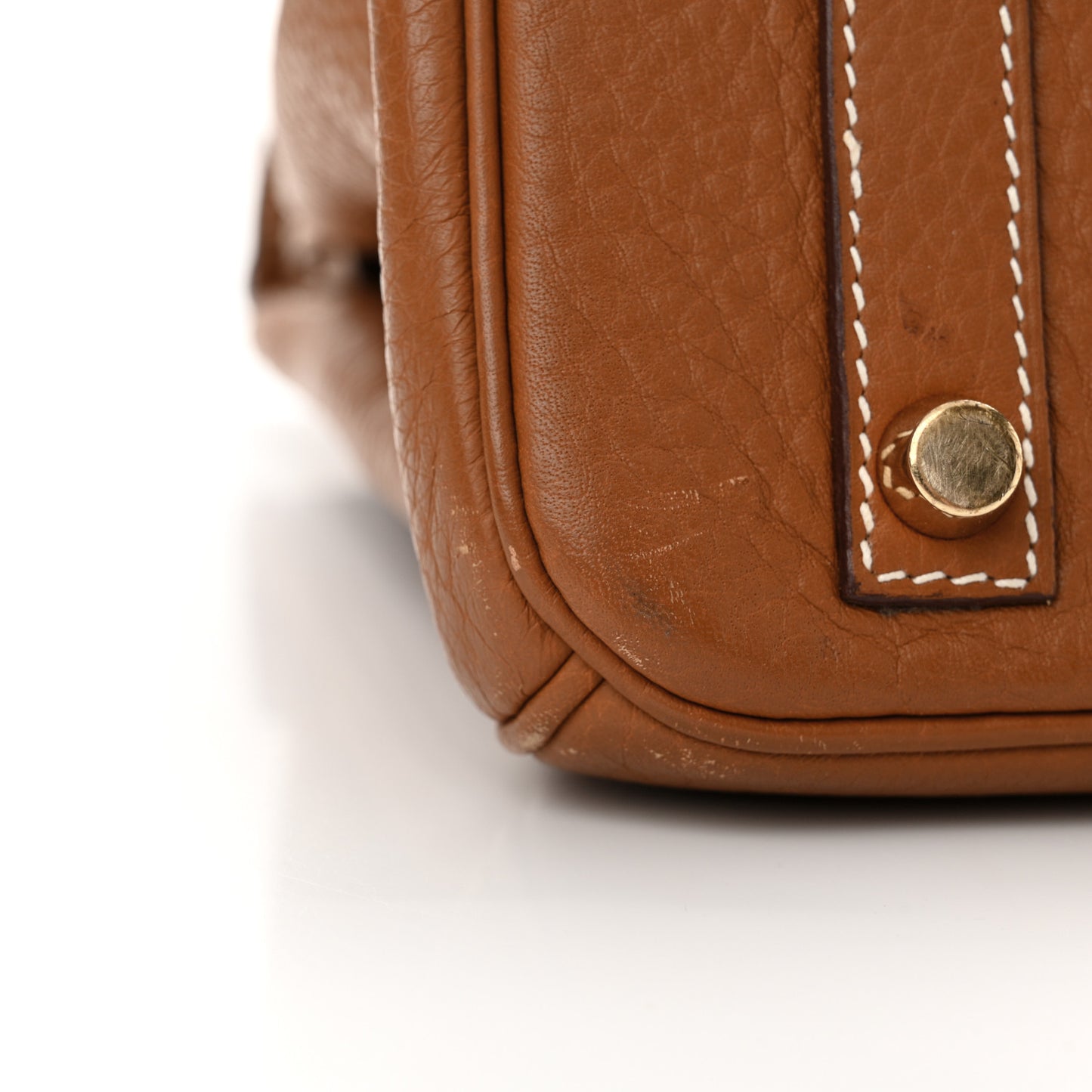 Taurillon Clemence Birkin 30 Gold
