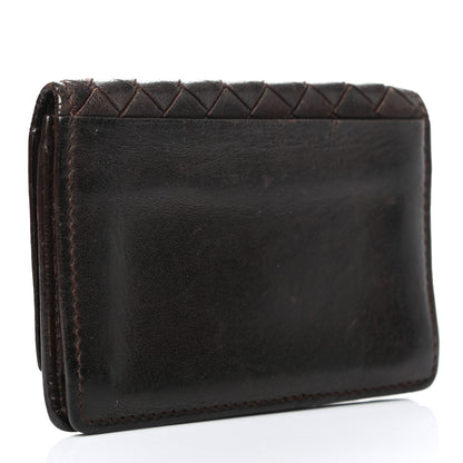 Bottega Veneta Nappa Intrecciato Card Holder Ebano 3 of 9