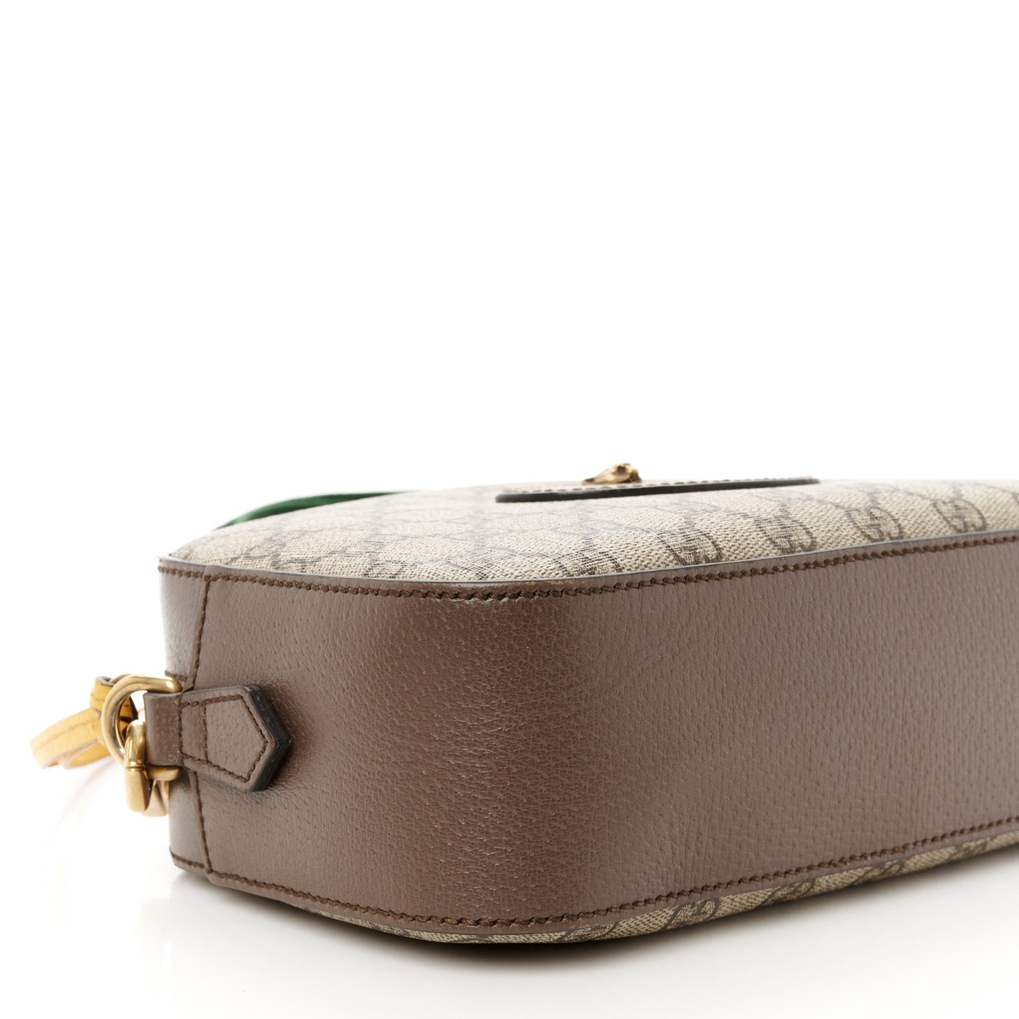 GG Supreme Monogram Web Neo Vintage Shoulder Bag Beige New Acero Crop