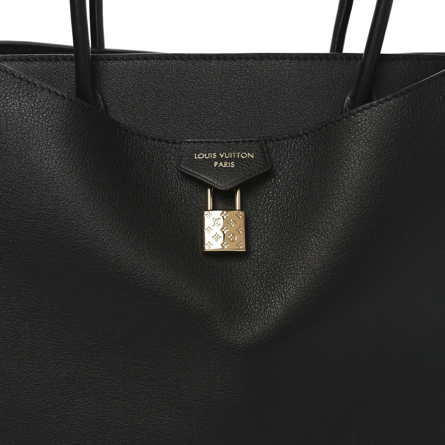 Louis Vuitton Calfskin Vendome MM Black 7 of 9