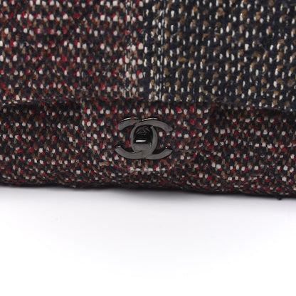 Chanel Tweed Quilted Medium Double Flap Multicolor 10 of 10