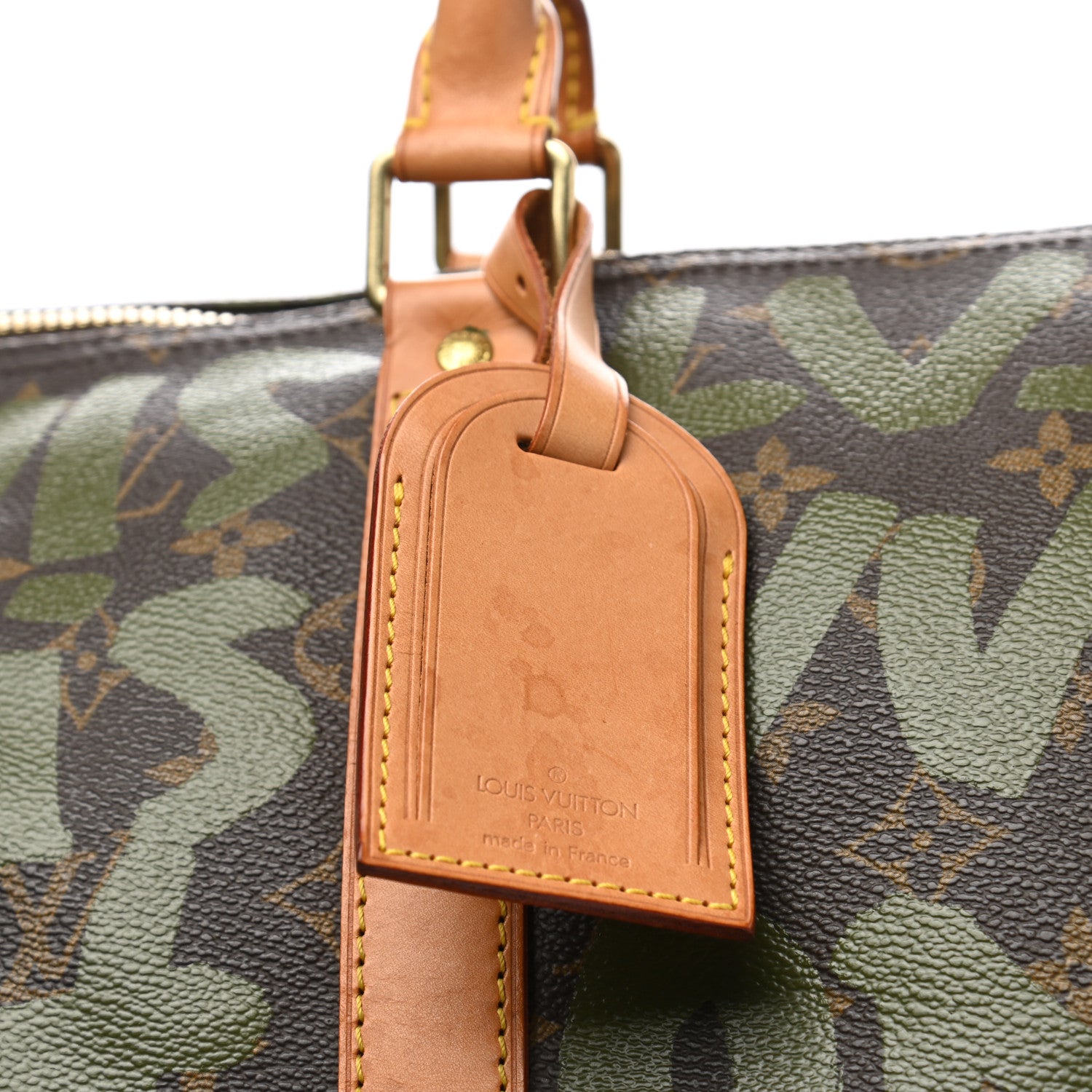 Louis Vuitton Graffiti Keepall 50 Kaki 10 of 15