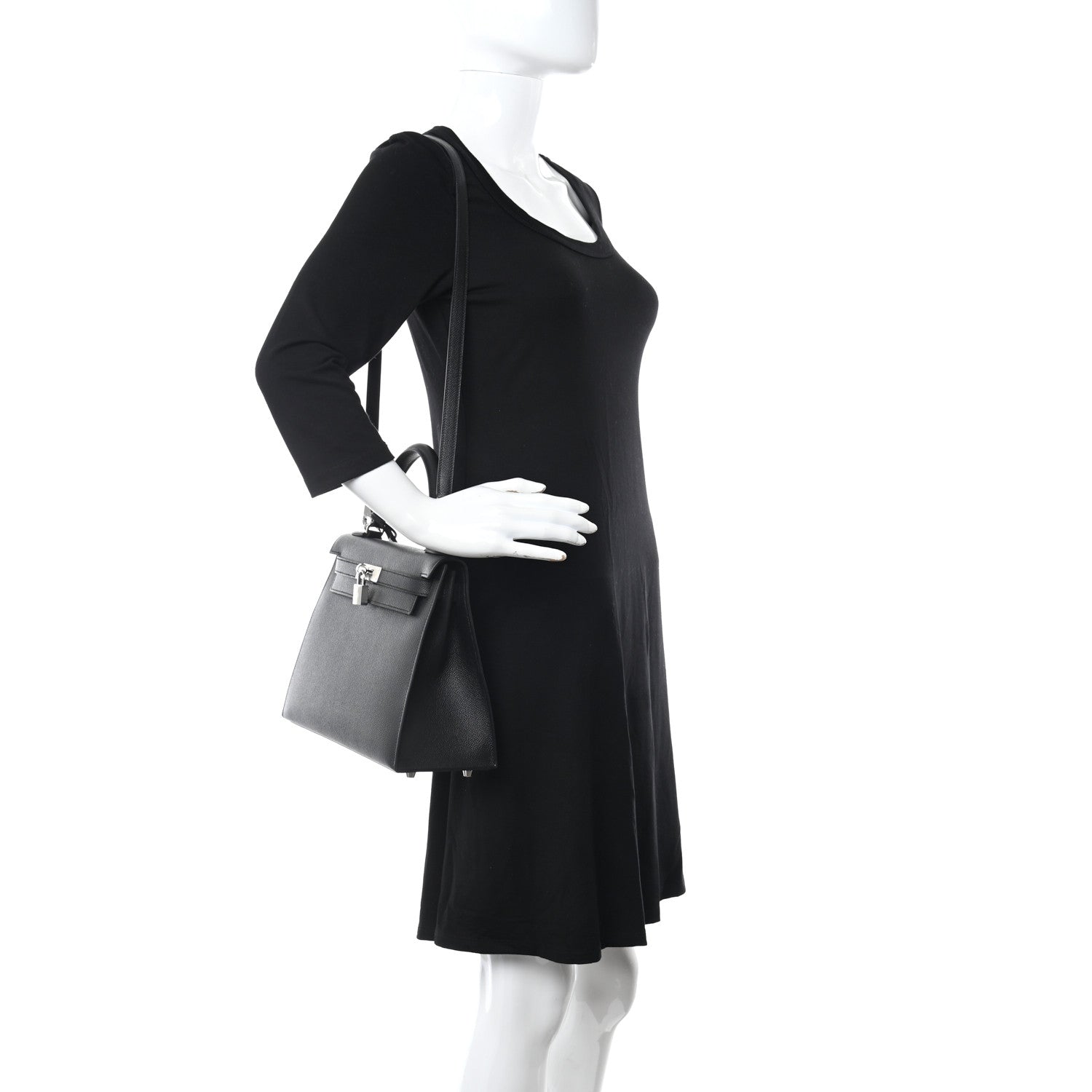 Hermes Epsom Kelly Sellier 28 Black 2 of 12