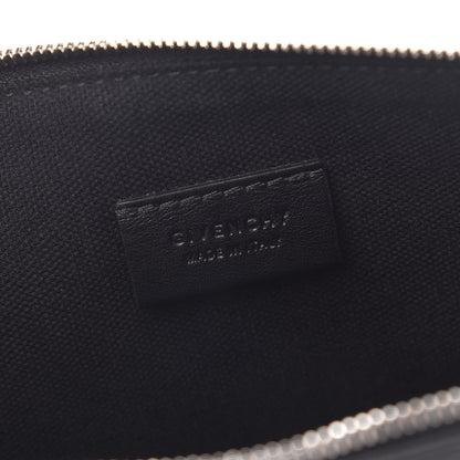 Givenchy Smooth Calfskin Graffiti Paint Logo Pouch Black 6 of 7