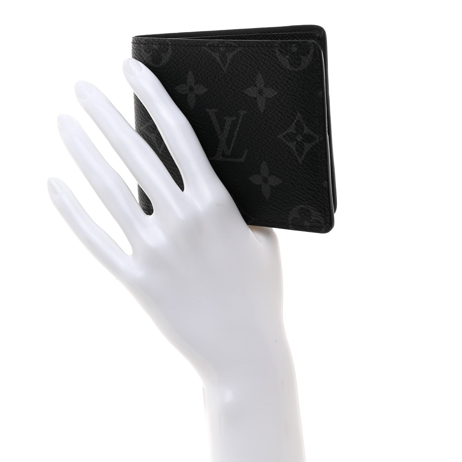 Louis Vuitton Monogram Eclipse Slender Wallet 2 of 7