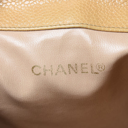 Chanel Caviar CC Sling Backpack Beige 6 of 12