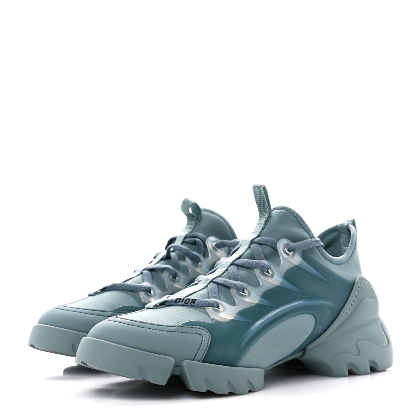 Neoprene Rubber Womens D-Connect Sneakers 39.5 Water Grey