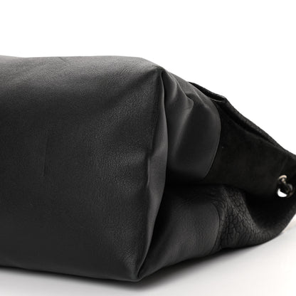 Celine Shrunken Lambskin All Soft Shoulder Bag Black 9 of 14