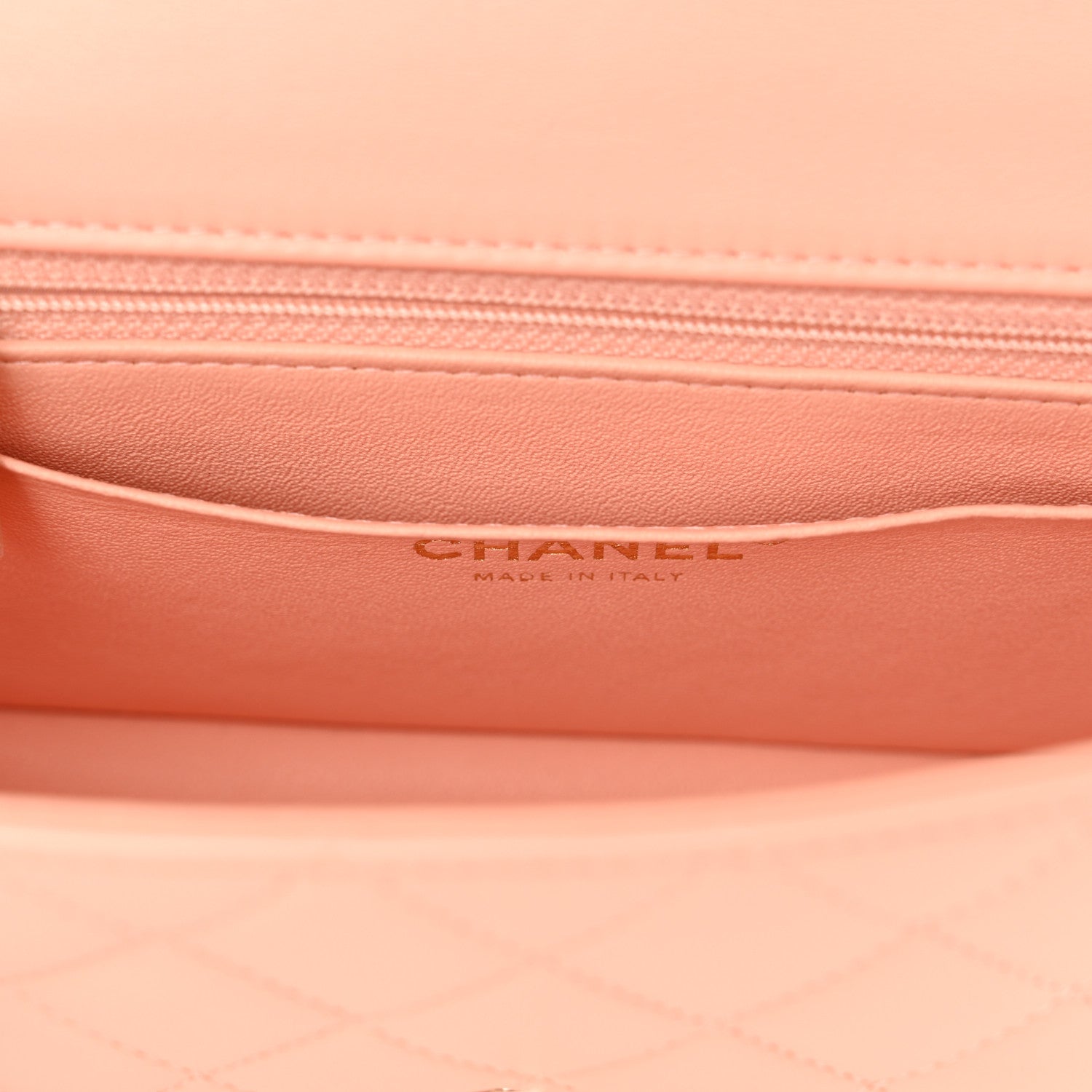 Chanel Lambskin Quilted Mini Rectangular Flap Light Pink 6 of 11