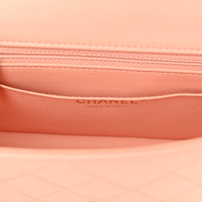 Chanel Lambskin Quilted Mini Rectangular Flap Light Pink 6 of 11