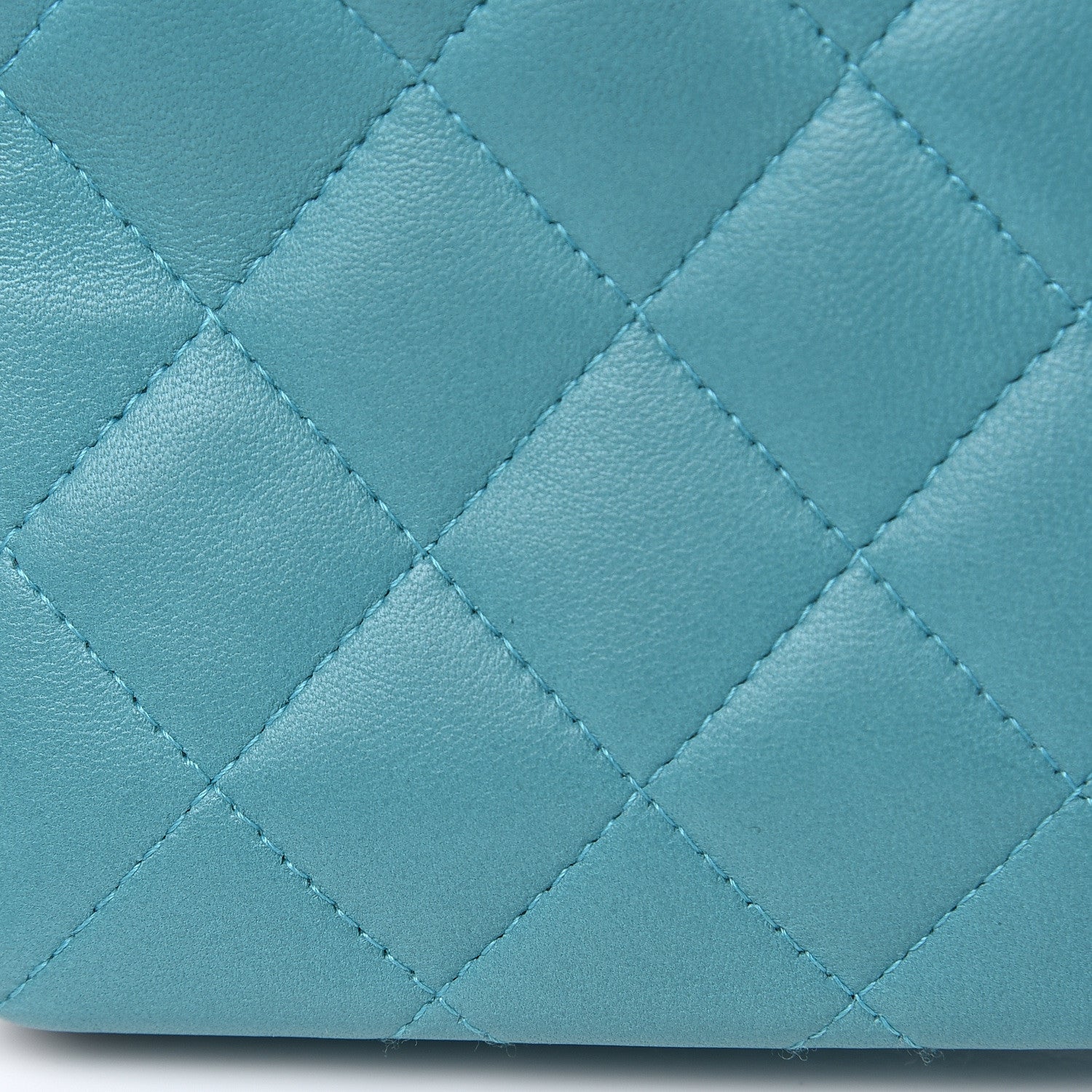 Chanel Lambskin Quilted Mini Flap Crossbody Bag Turquoise 13 of 16