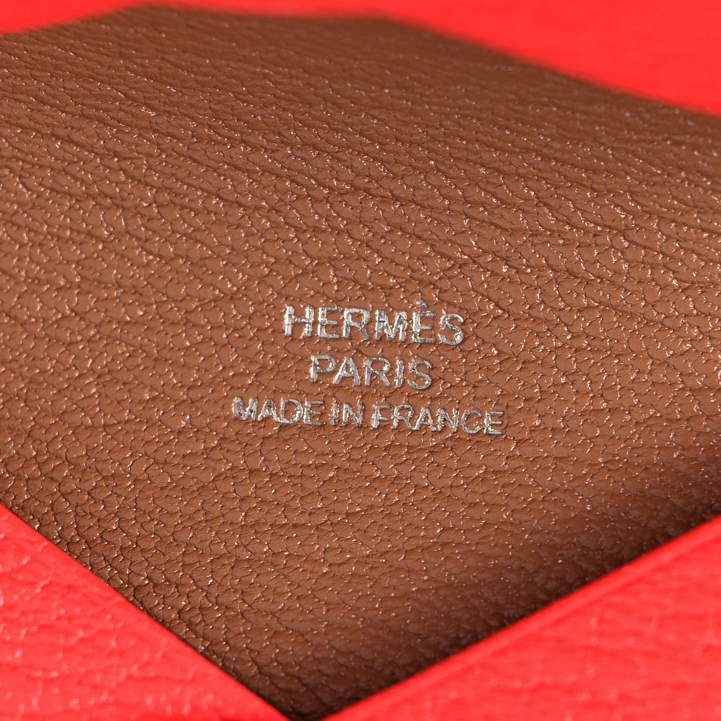 Chevre Mysore Verso Calvi Card Case Rose Texas Quebracho