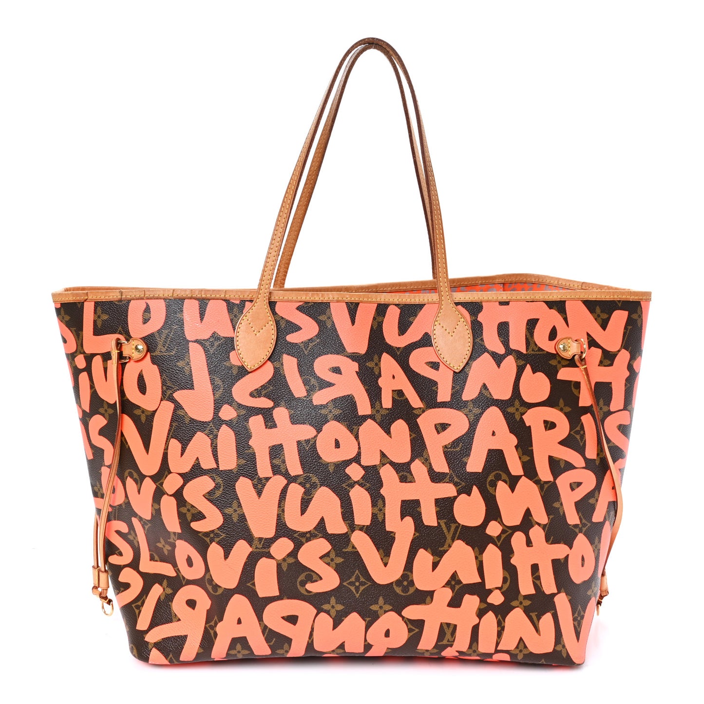 Monogram Graffiti Neverfull GM Orange