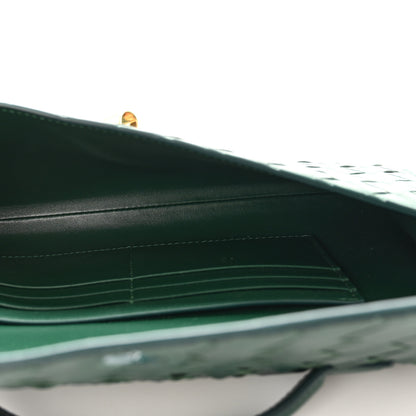 Bottega Veneta Nappa Intrecciato Long Andiamo Top Handle Clutch Emerald Green 5 of 7