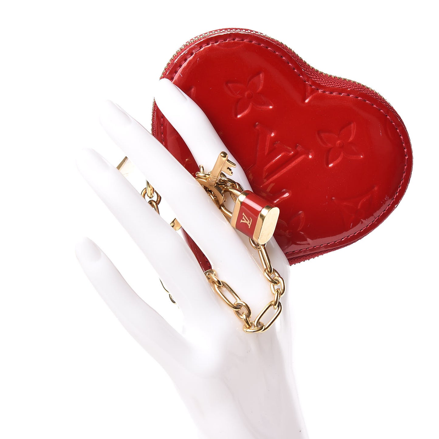 Vernis Coeur Heart Coin Purse Pomme D'Amour