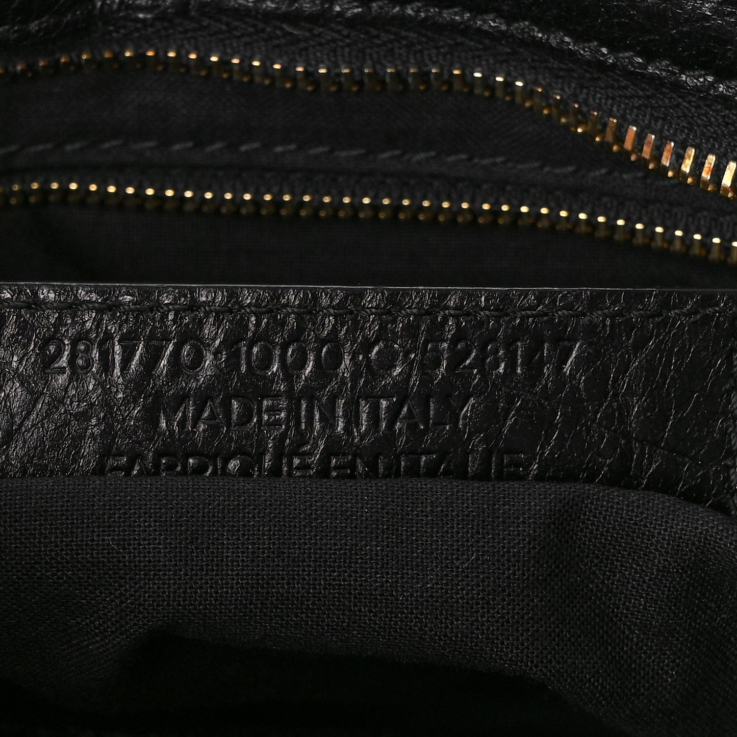 Agneau Giant 12 Gold Hardware City Black
