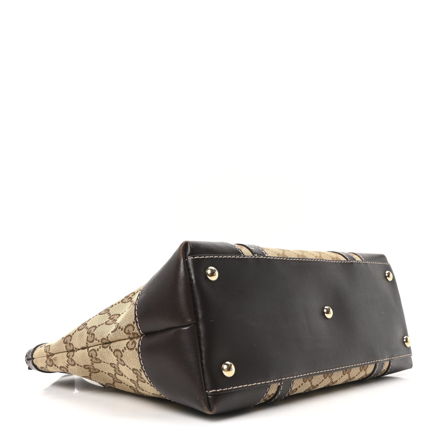 Monogram Small Lovely Heart Tote Dark Brown