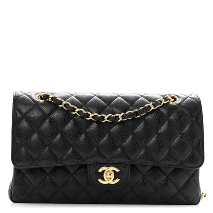 Chanel Caviar Quilted Medium Double Flap Black 1 of 10