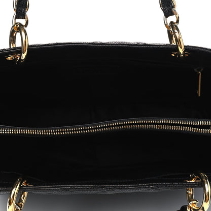 Chanel Caviar Quilted Grand Shopping Tote GST Black 4 of 5