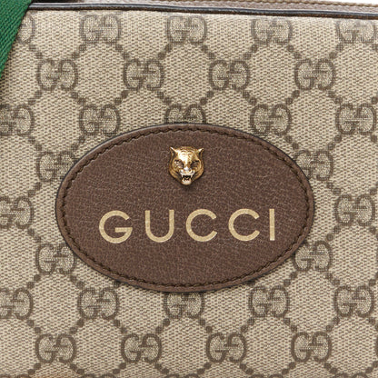 Gucci GG Supreme Monogram Web Neo Vintage Shoulder Bag Beige New Acero Crop 8 of 11