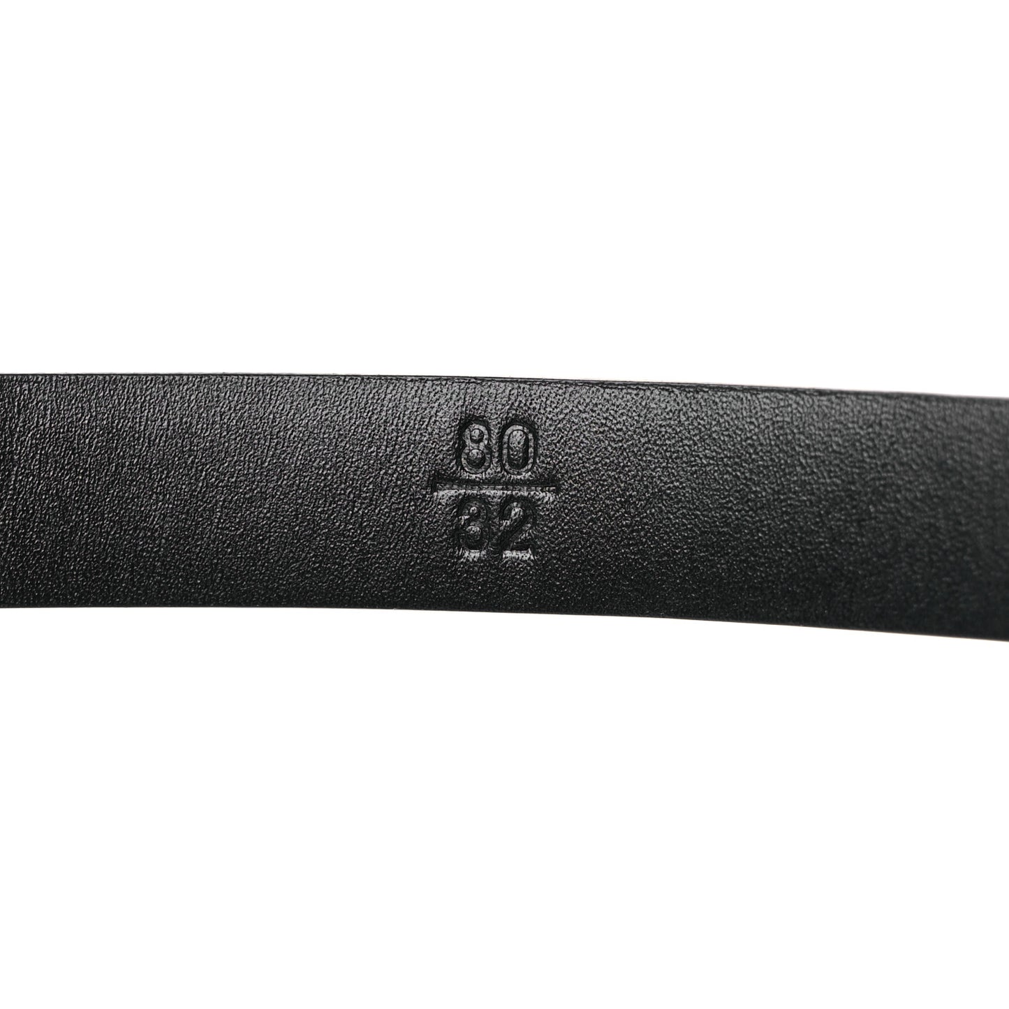 Calfskin Pearl Belt 80 32 Black