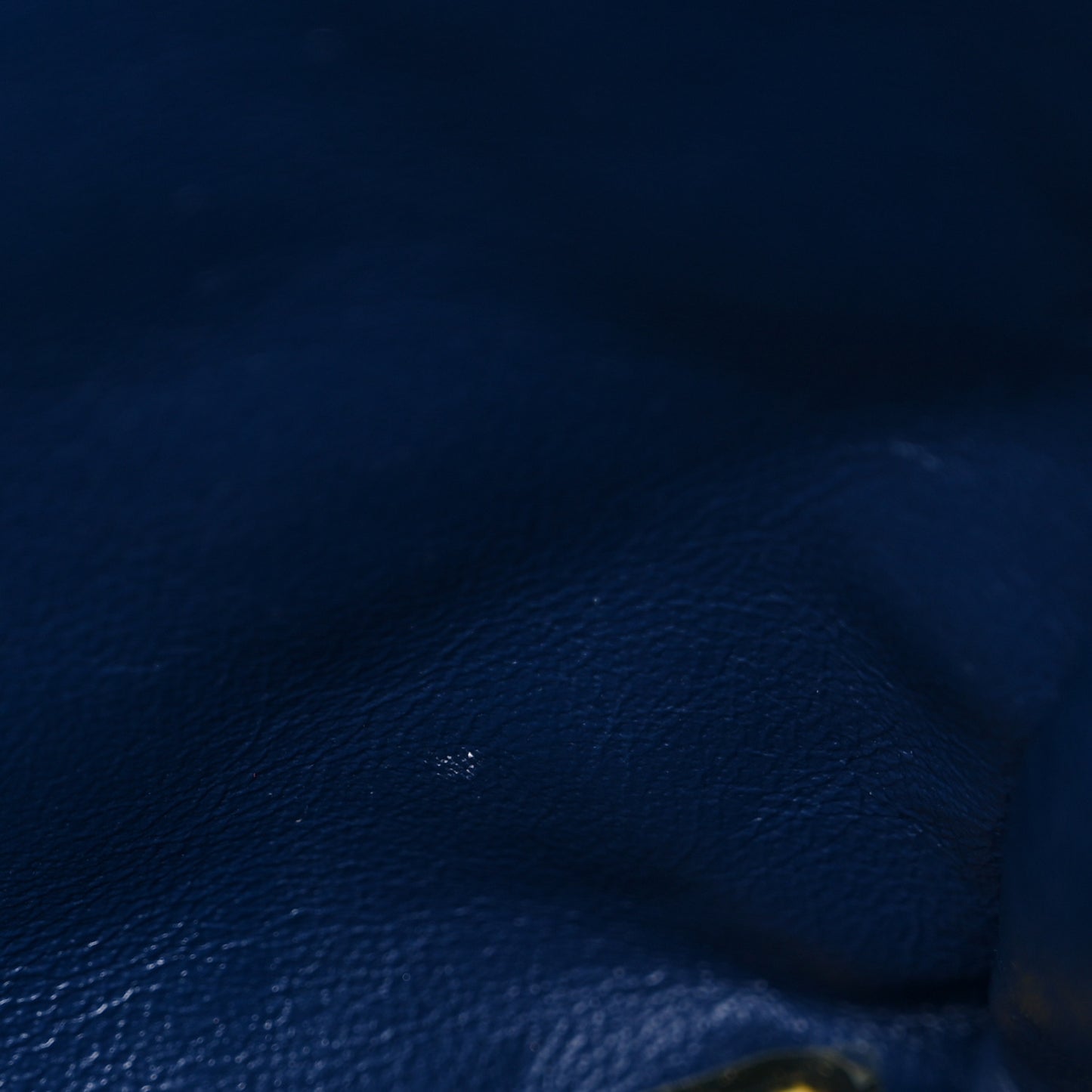 Lambskin Quilted Maxi Single Flap Dark Blue