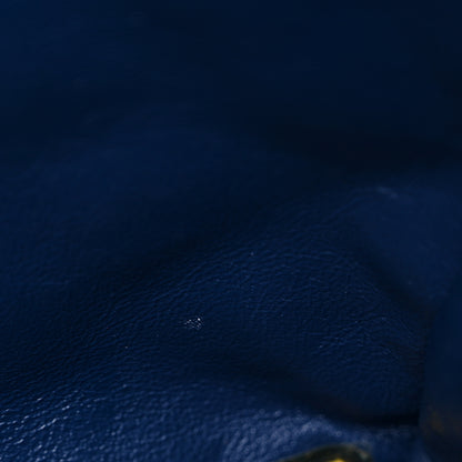 Chanel Lambskin Quilted Maxi Single Flap Dark Blue 9 of 15