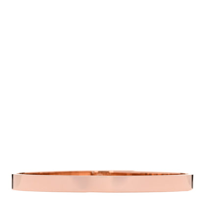 Hermes 18K Rose Gold Diamond PM Kelly Bracelet LG 2 of 4