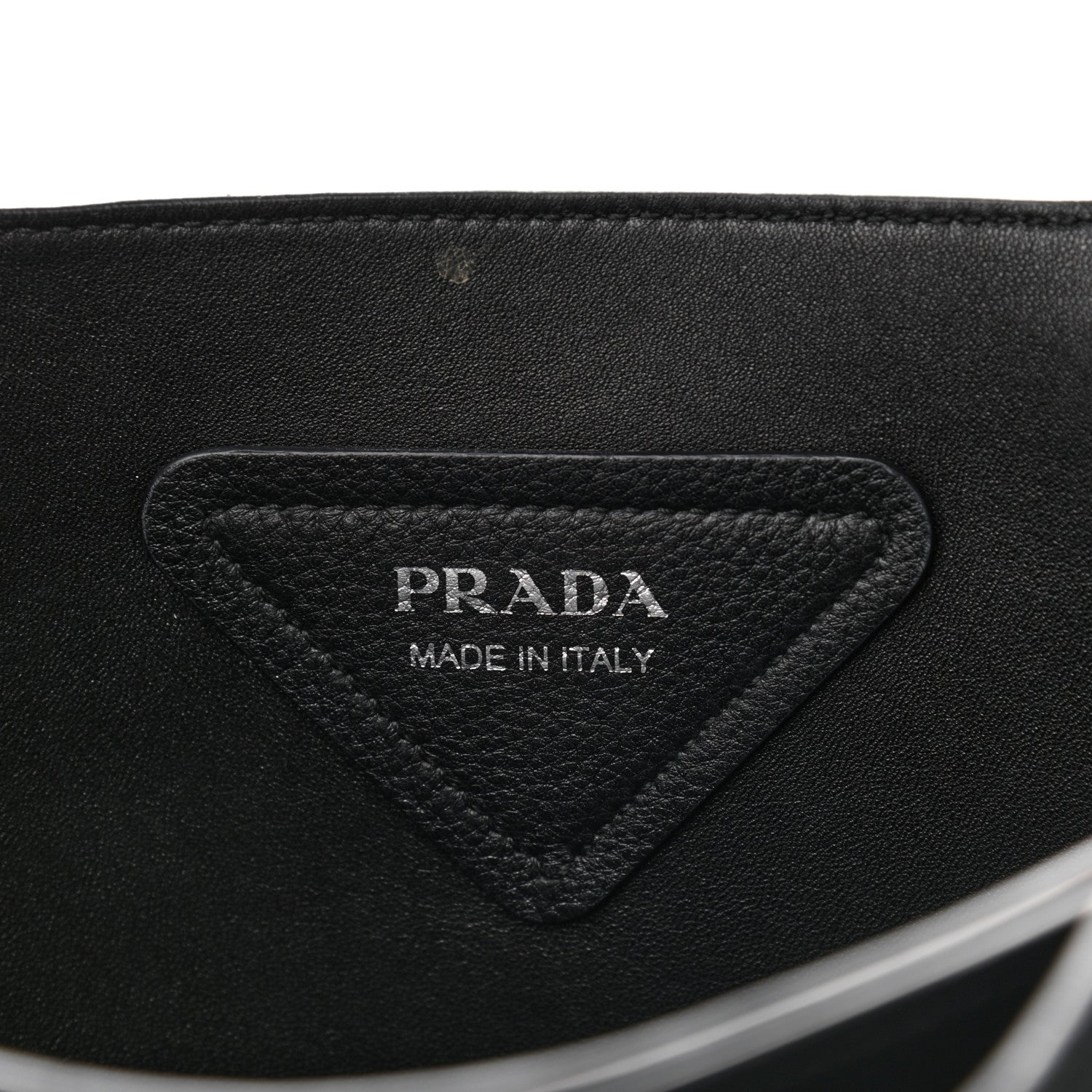 Prada Vitello Daino Soft Large Dynamique Tote Black 8 of 11