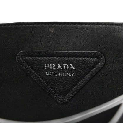 Prada Vitello Daino Soft Large Dynamique Tote Black 8 of 11