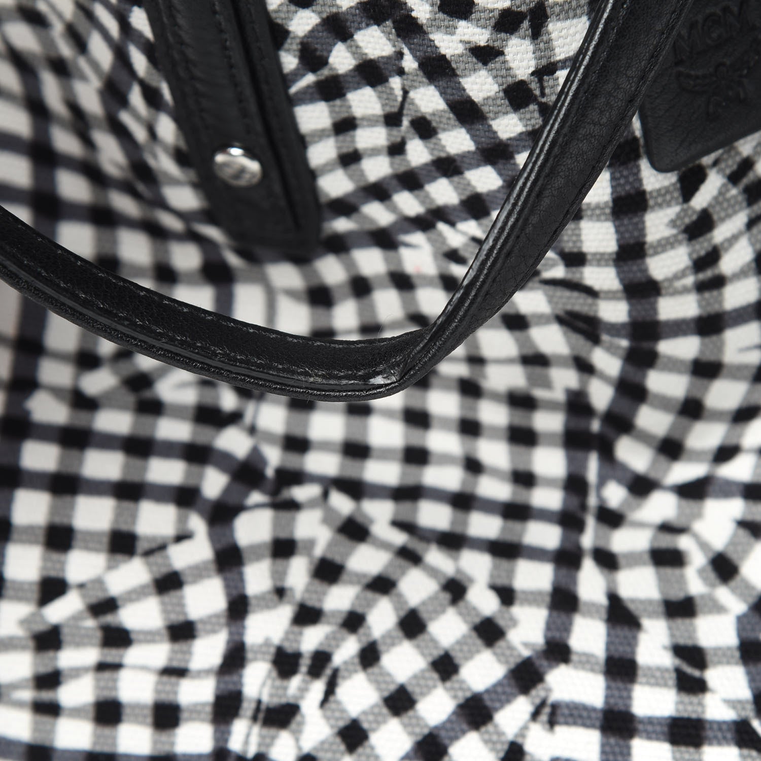 MCM Visetos Medium Project Reversible Shopper Tote Black 16 of 16