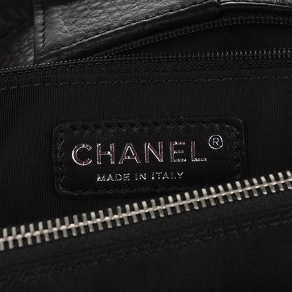 Chanel Calfskin Cerf Executive Shopper Tote Black 6 of 7