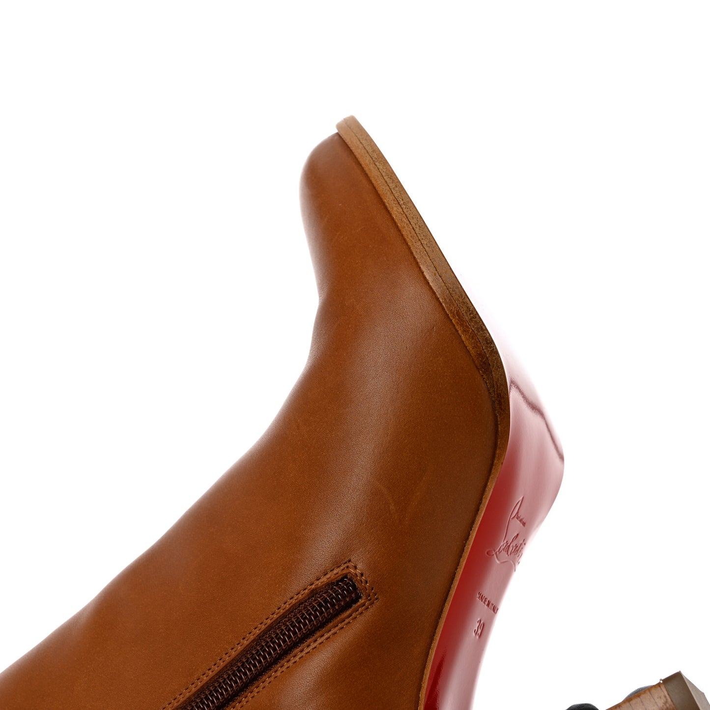 Calfskin Adox 85 Ankle Boots 39 Caramel