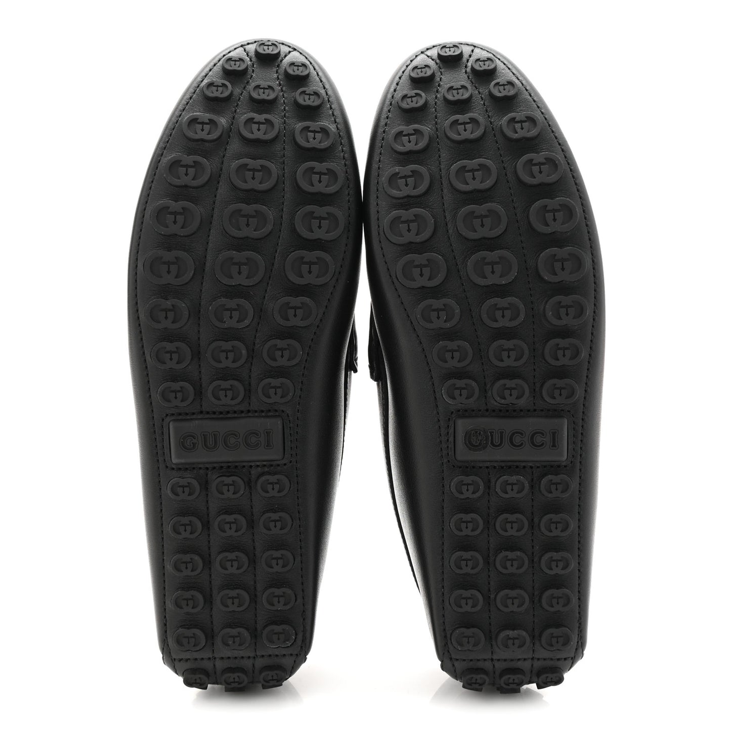 Soft Clove Calfskin Mens Horsebit Driver Loafers 9.5 Black