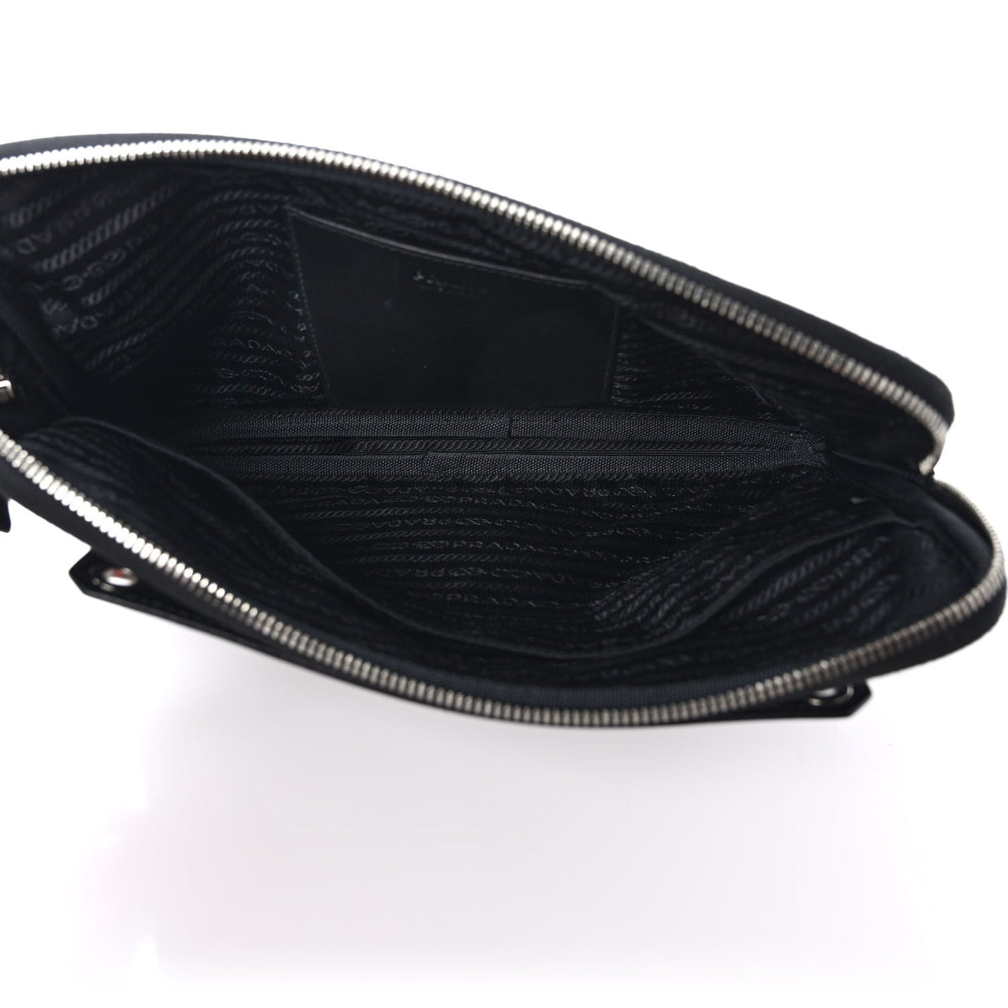 Tessuto Nylon Crossbody Bag Black