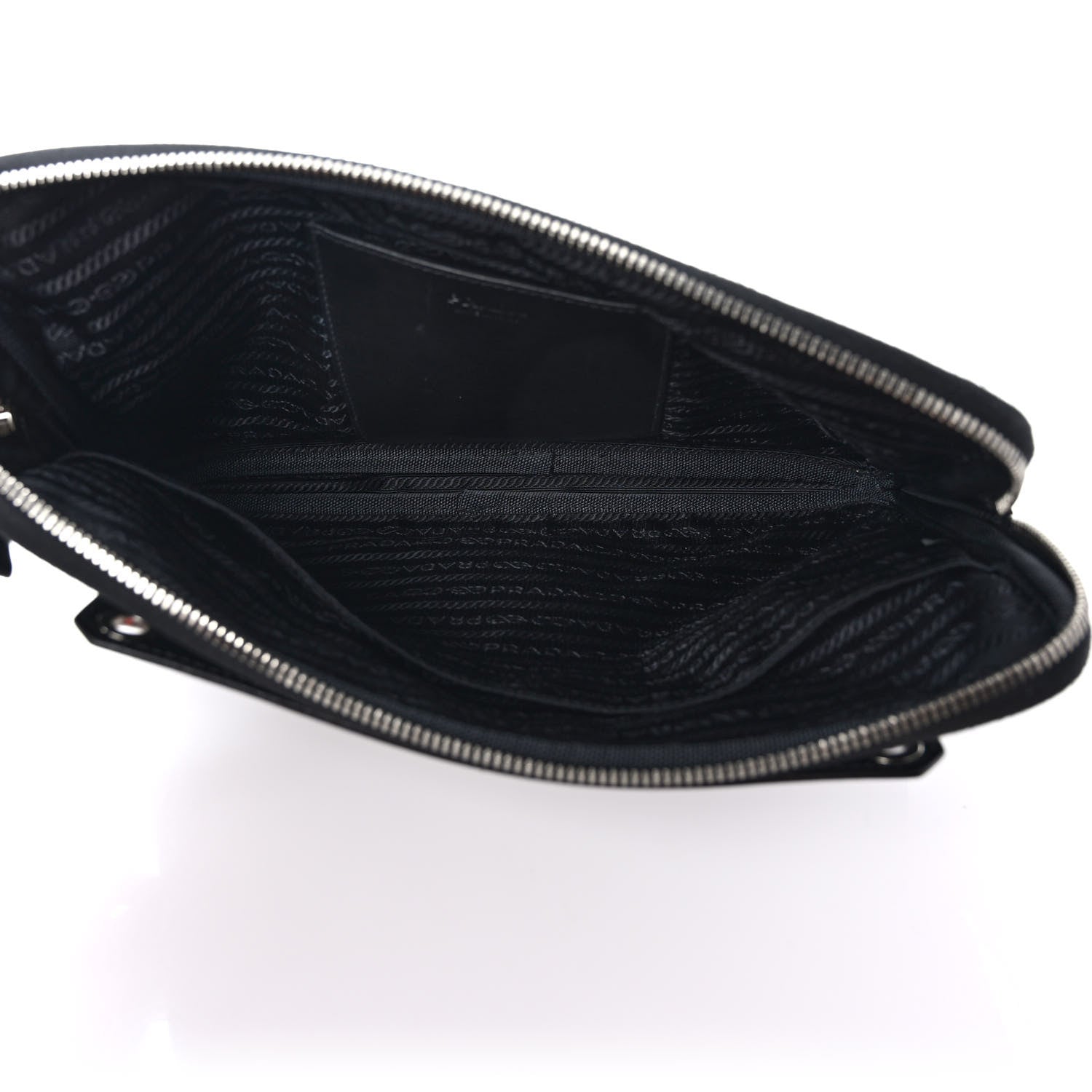 Prada Tessuto Nylon Crossbody Bag Black 5 of 8