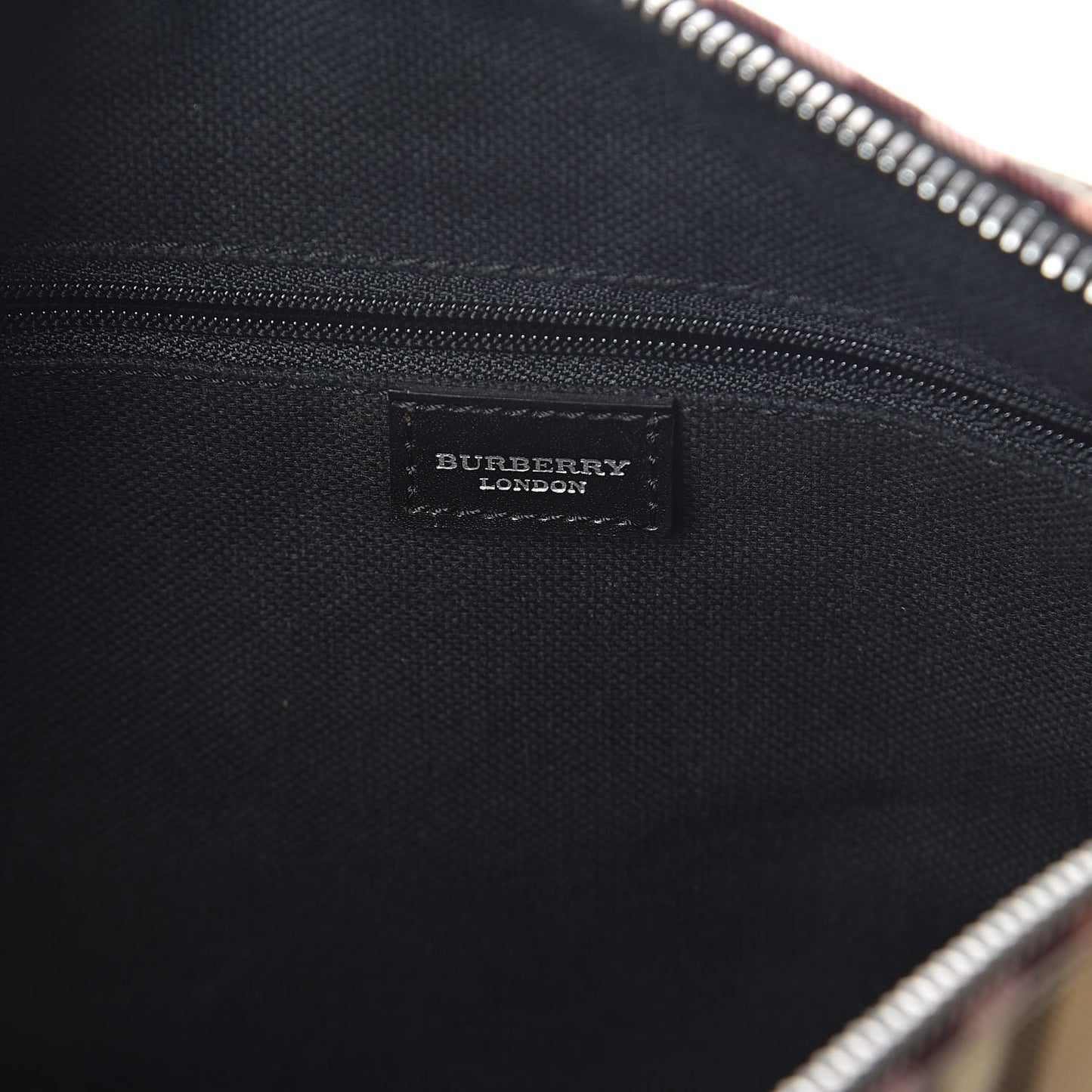 House Check Barrel Bag Black