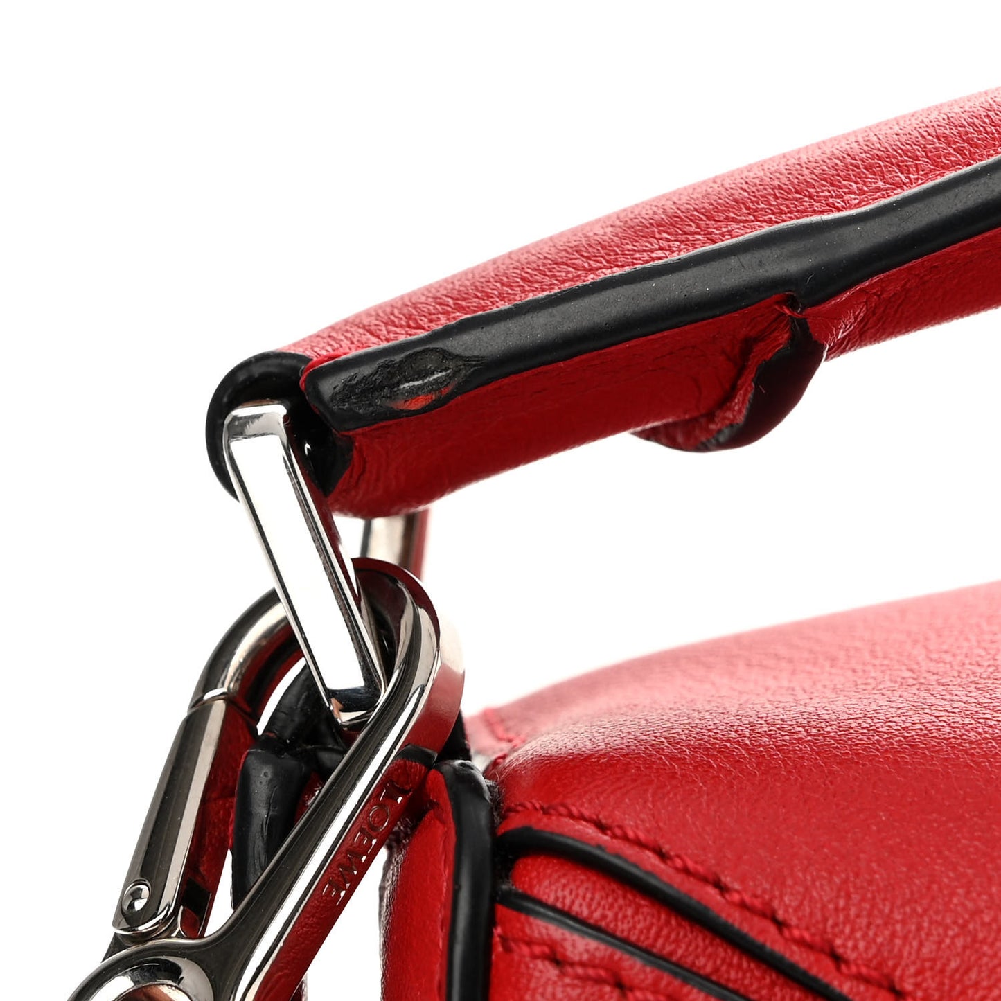 Calfskin Mini Puzzle Bag Pomodoro