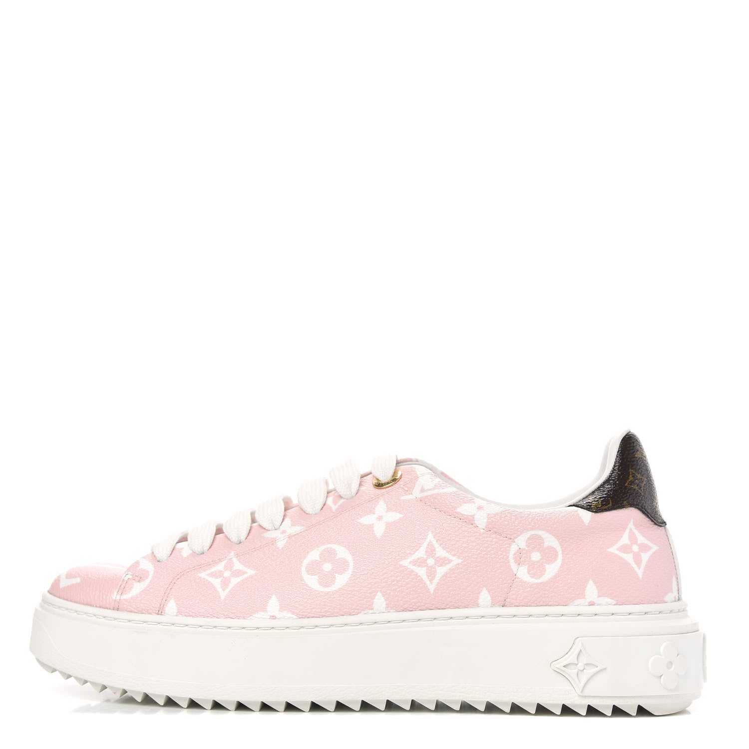 Louis Vuitton Monogram Giant Time Out Sneakers 38 Rose 1 of 7