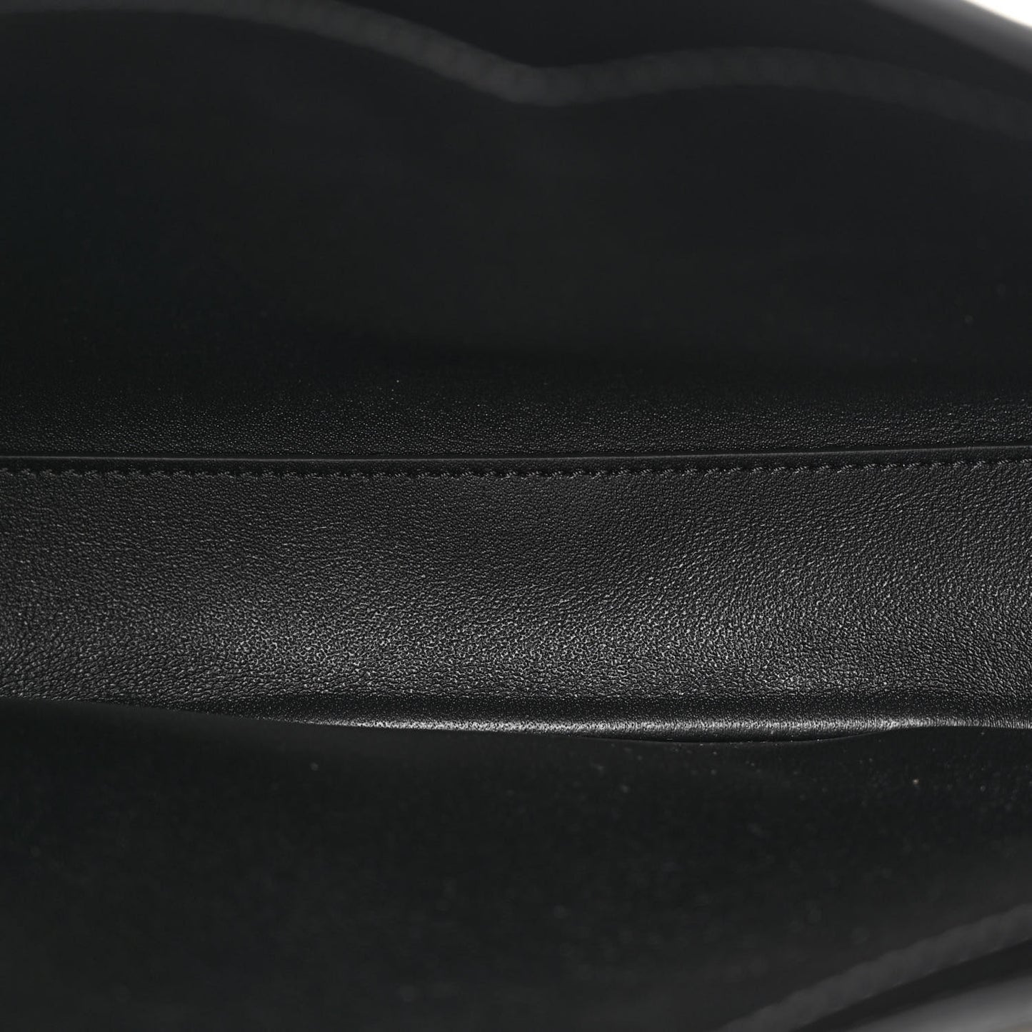 Satinated Calfskin Small 16 Top Handle Bag Black