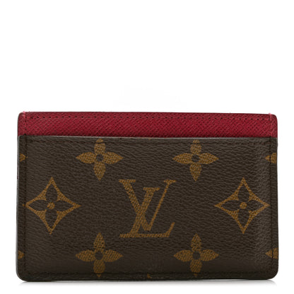 Louis Vuitton Monogram Card Holder Fuchsia 1 of 9
