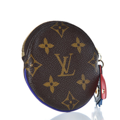 Louis Vuitton Monogram Totem Round Coin Purse Magenta 3 of 8