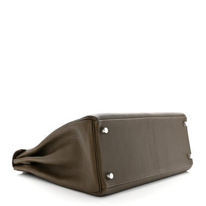 Hermes Chevre De Coromandel Kelly Retourne 32 Vert Olive 3 of 11