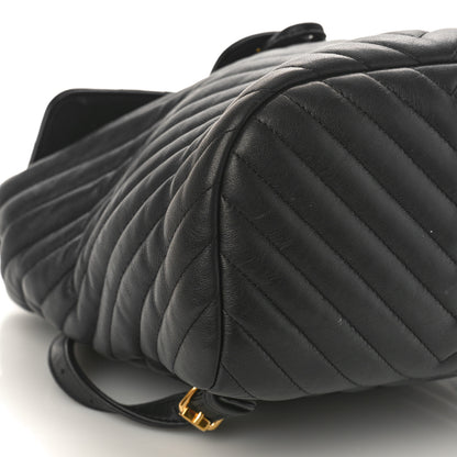 Chanel Calfskin Chevron Quilted Small Urban Spirit Backpack Black 7 of 11